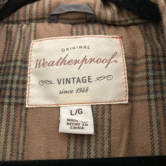 Weatherproof Men’s Flannel Lined Puffer Vest GREEN LARGE - Picture 5 of 16